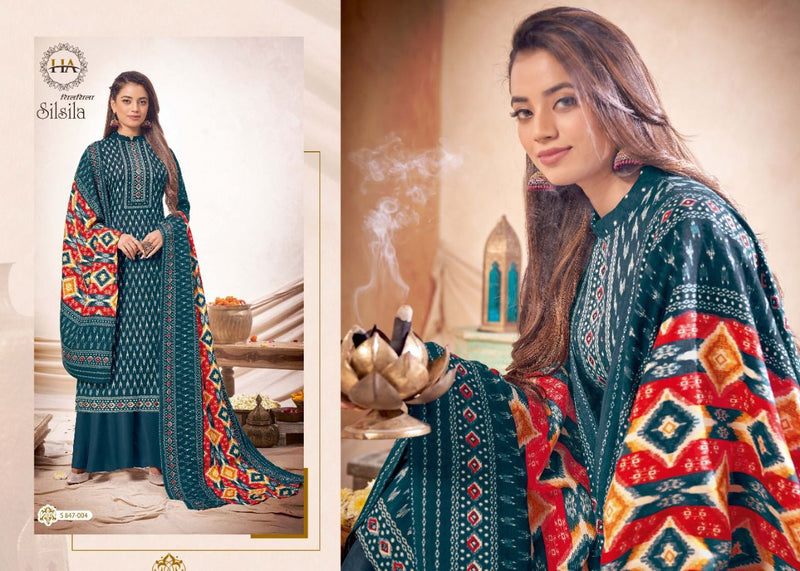 Harshit Fashion Silsila Pure Wool  Pashmina Pakistani Salwar Suits