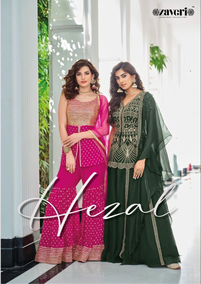 Zaveri Woman Beauty Georgette With Heavy Embroidery work Stylish Designer Party Wear Kurti