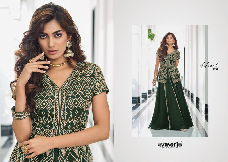 Zaveri Woman Beauty Georgette With Heavy Embroidery work Stylish Designer Party Wear Kurti