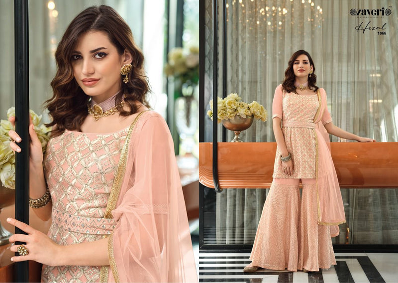 Zaveri Woman Beauty Georgette With Heavy Embroidery work Stylish Designer Party Wear Kurti