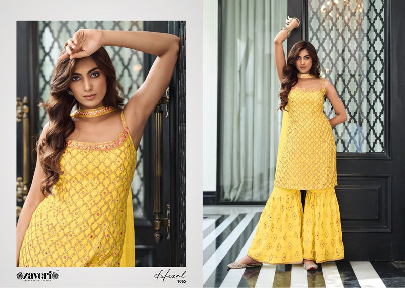 Zaveri Woman Beauty Georgette With Heavy Embroidery work Stylish Designer Party Wear Kurti