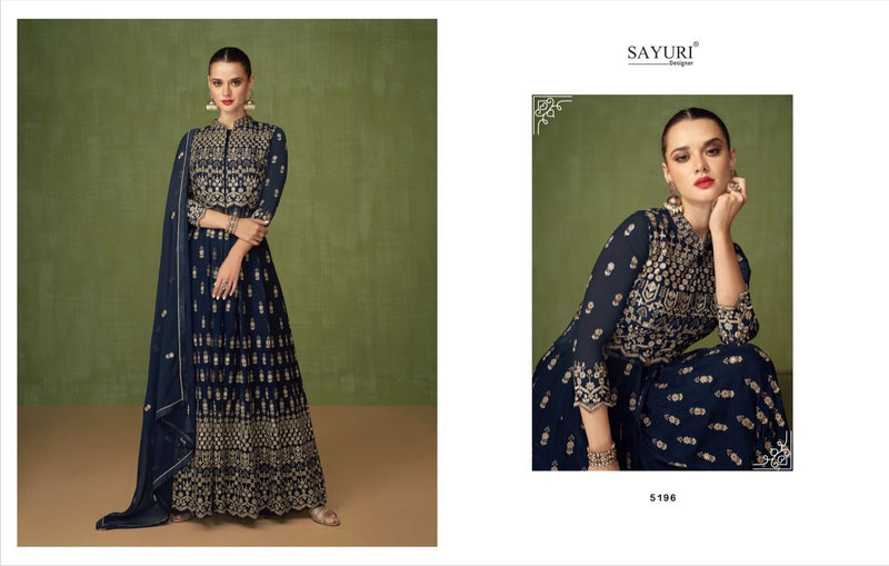 Sayuri Heer Georgette With Heavy Embroidery Work Stylish Designer Wedding Wear Long Kurti