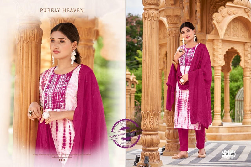 Poonam Hello Saburi Chanderi With Printed Work Stylish Designer Party Wear Beautiful Kurti