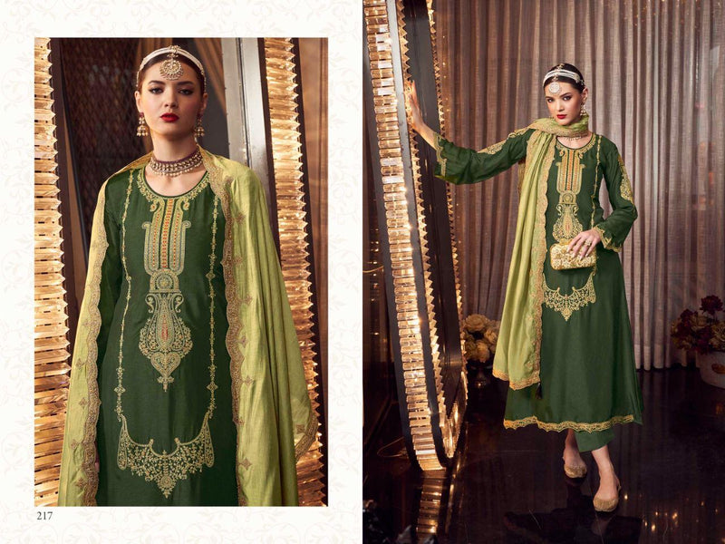 Aiqa Lifestyle Hoonar Silk With Heavy Embroidery Work Stylish Designer Festive Wear Salwar Kameez