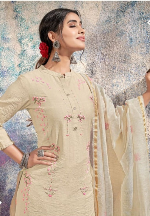 Kalaroop Kajree Fashion Hunter Fancy Designer Party Wear Kurtis With Bottom & Dupatta