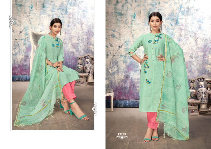 Kalaroop Kajree Fashion Hunter Fancy Designer Party Wear Kurtis With Bottom & Dupatta