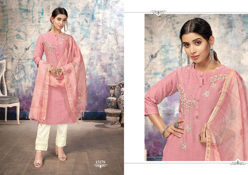 Kalaroop Kajree Fashion Hunter Fancy Designer Party Wear Kurtis With Bottom & Dupatta