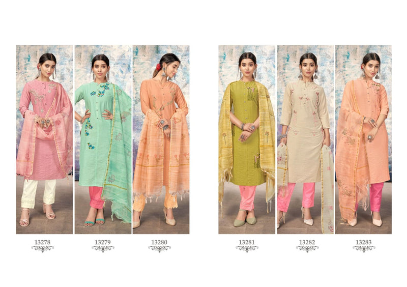 Kalaroop Kajree Fashion Hunter Fancy Designer Party Wear Kurtis With Bottom & Dupatta