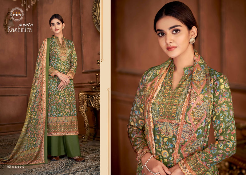 Harshit Fashion Hub Kashmira Pure Wool Pashmina Digital Print Work Salwar Kameez