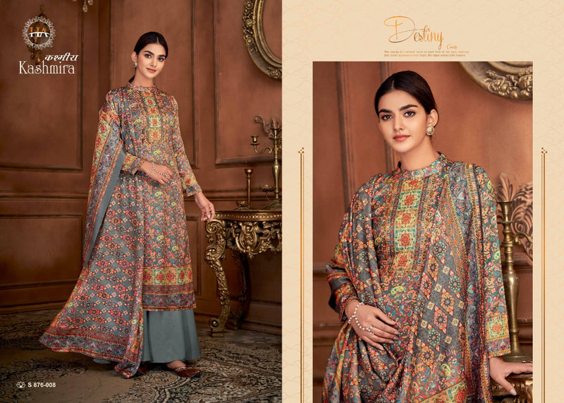 Harshit Fashion Hub Kashmira Pure Wool Pashmina Digital Print Work Salwar Kameez
