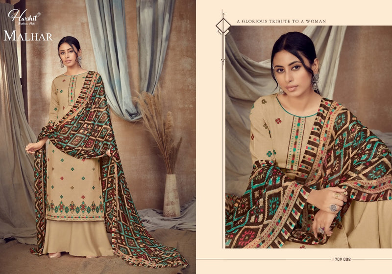 Harshit Fashion Hub Malhar Cambric Digital Print Mirror Work Salwar Suits