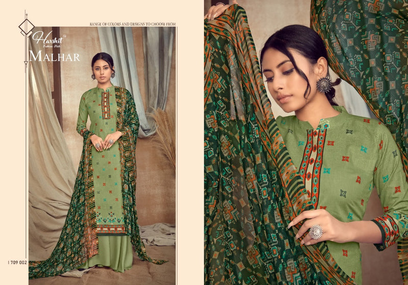 Harshit Fashion Hub Malhar Cambric Digital Print Mirror Work Salwar Suits