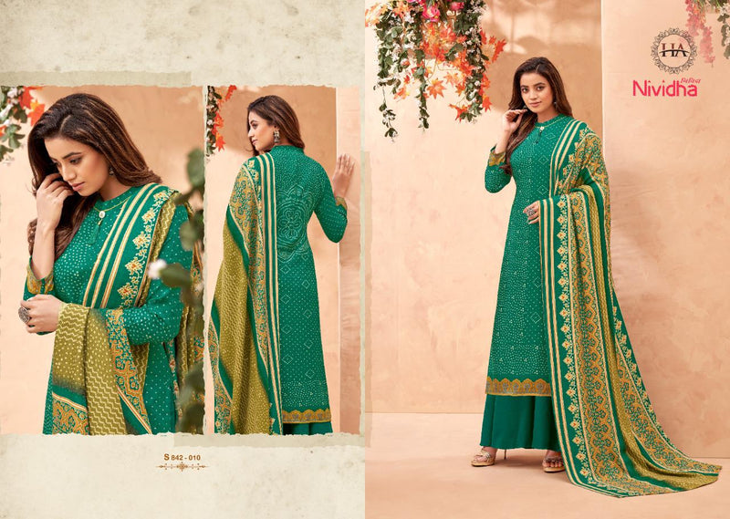 Harshit Fashion Hub Nividha Pashmina Digital Style Print Suit
