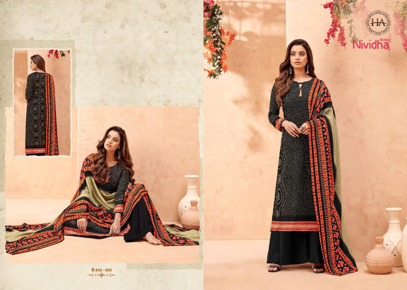 Harshit Fashion Hub Nividha Pashmina Digital Style Print Suit