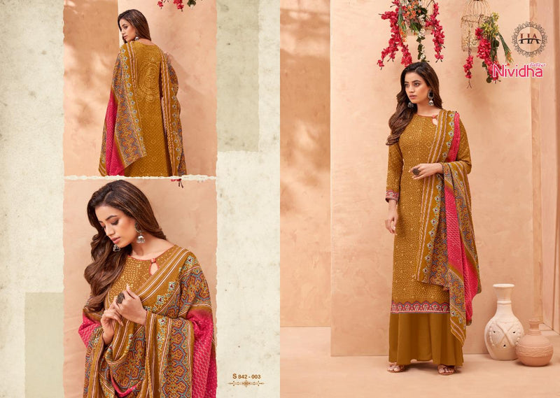 Harshit Fashion Hub Nividha Pashmina Digital Style Print Suit