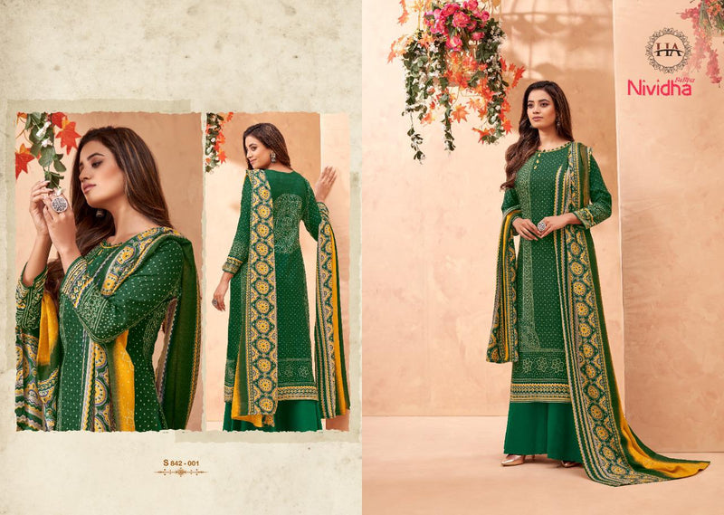 Harshit Fashion Hub Nividha Pashmina Digital Style Print Suit