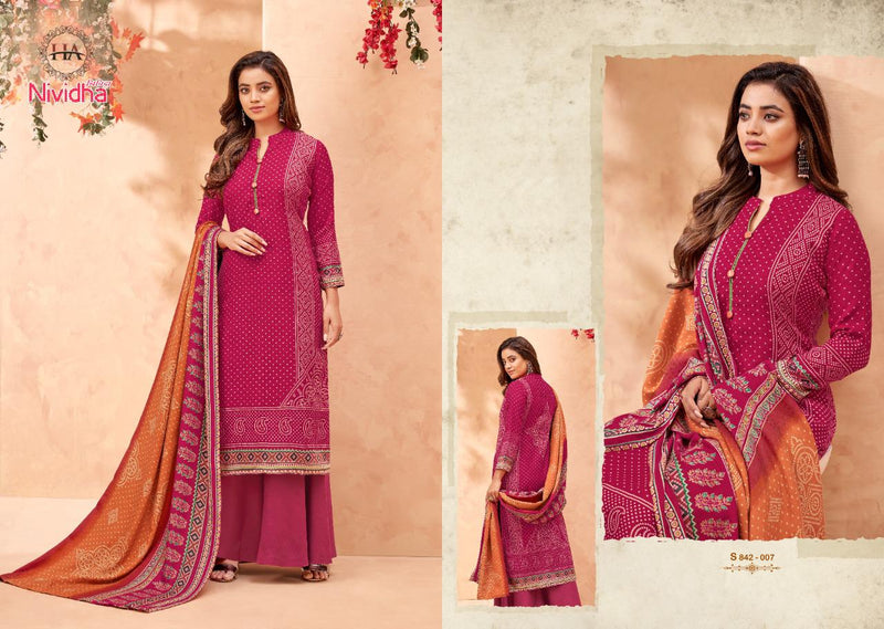 Harshit Fashion Hub Nividha Pashmina Digital Style Print Suit