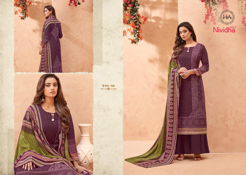 Harshit Fashion Hub Nividha Pashmina Digital Style Print Suit