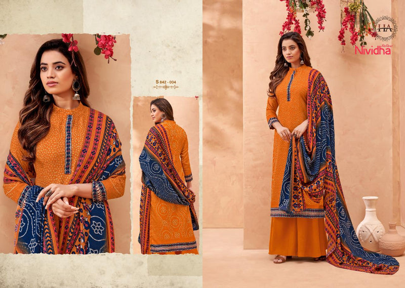 Harshit Fashion Hub Nividha Pashmina Digital Style Print Suit