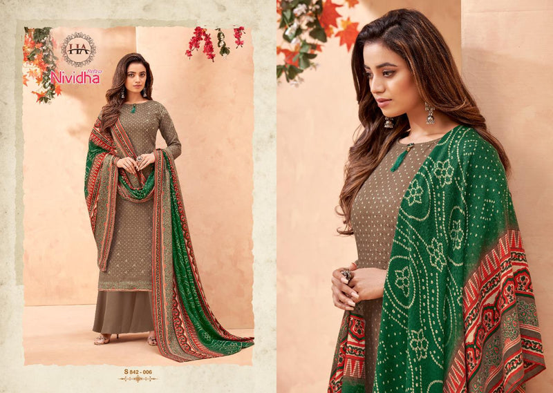 Harshit Fashion Hub Nividha Pashmina Digital Style Print Suit