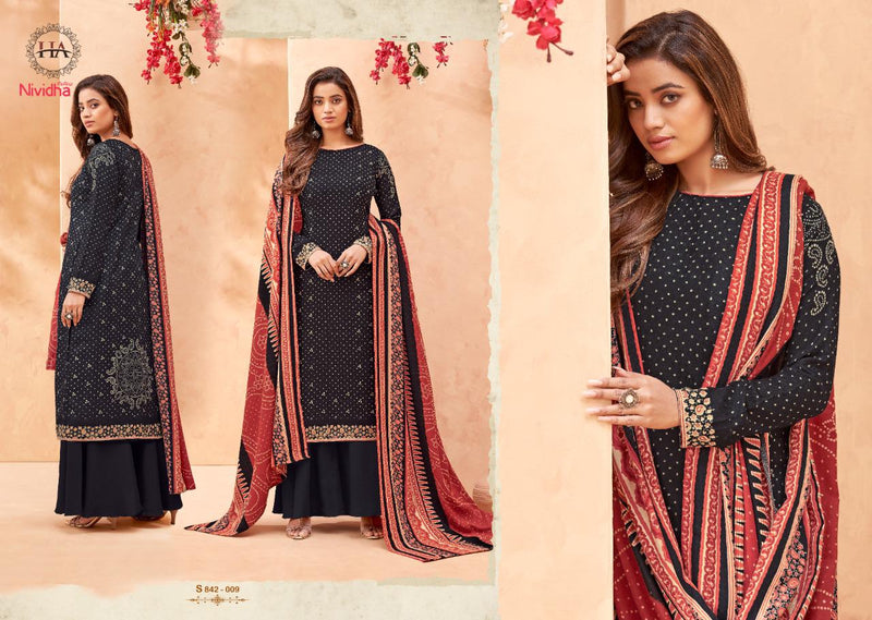 Harshit Fashion Hub Nividha Pashmina Digital Style Print Suit