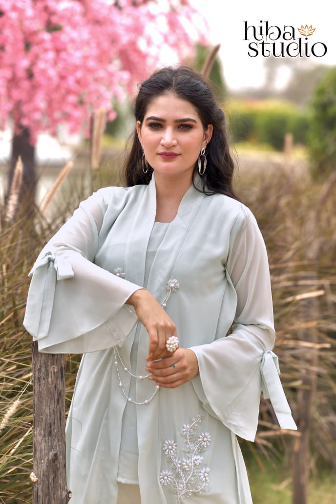 Hiba Studio Lpc 41 Georgette Fabric Fancy Designer Kurti