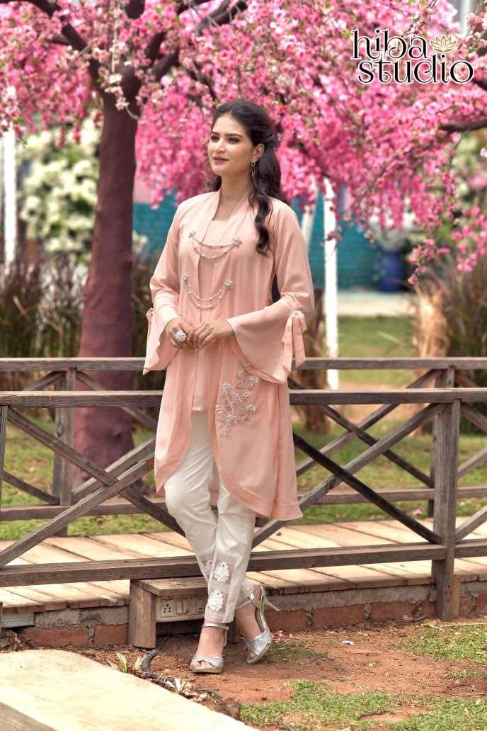 Hiba Studio Presents Lpc Vol 41 Georgette Designer Stylish Pakistani Kurti