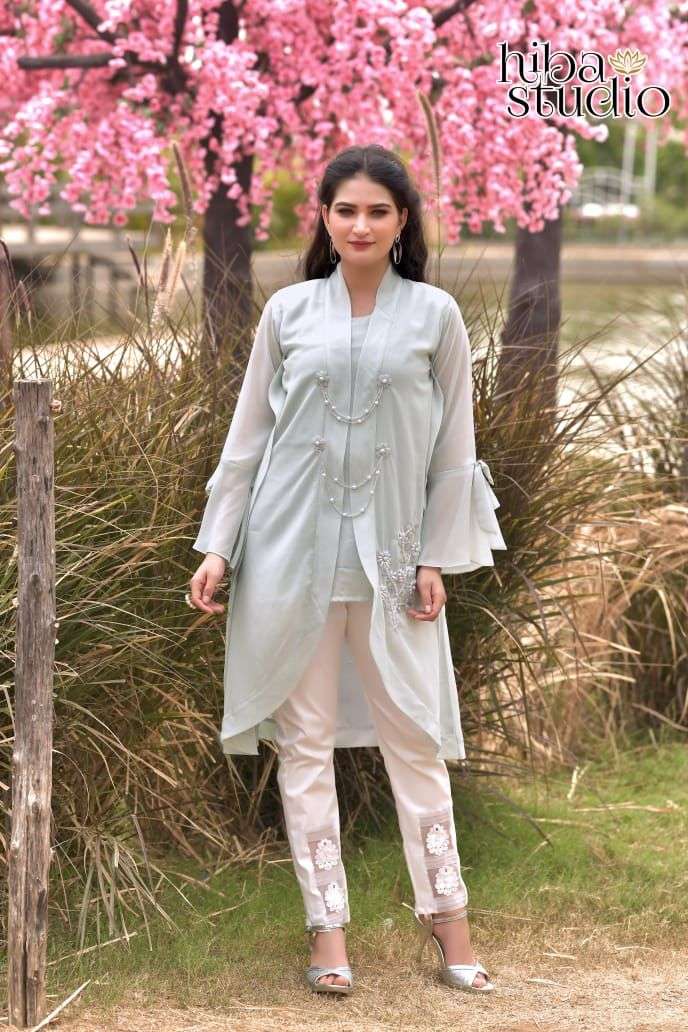 Hiba Studio Presents Lpc Vol 41 Georgette Designer Stylish Pakistani Kurti