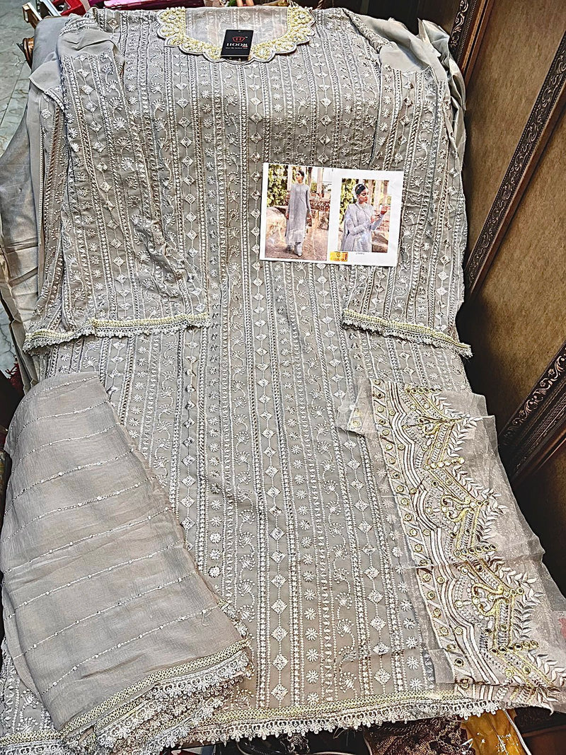 Hoor Tex 23008 Fox Georgette Heavy Embroidery Work Salwar Kameez