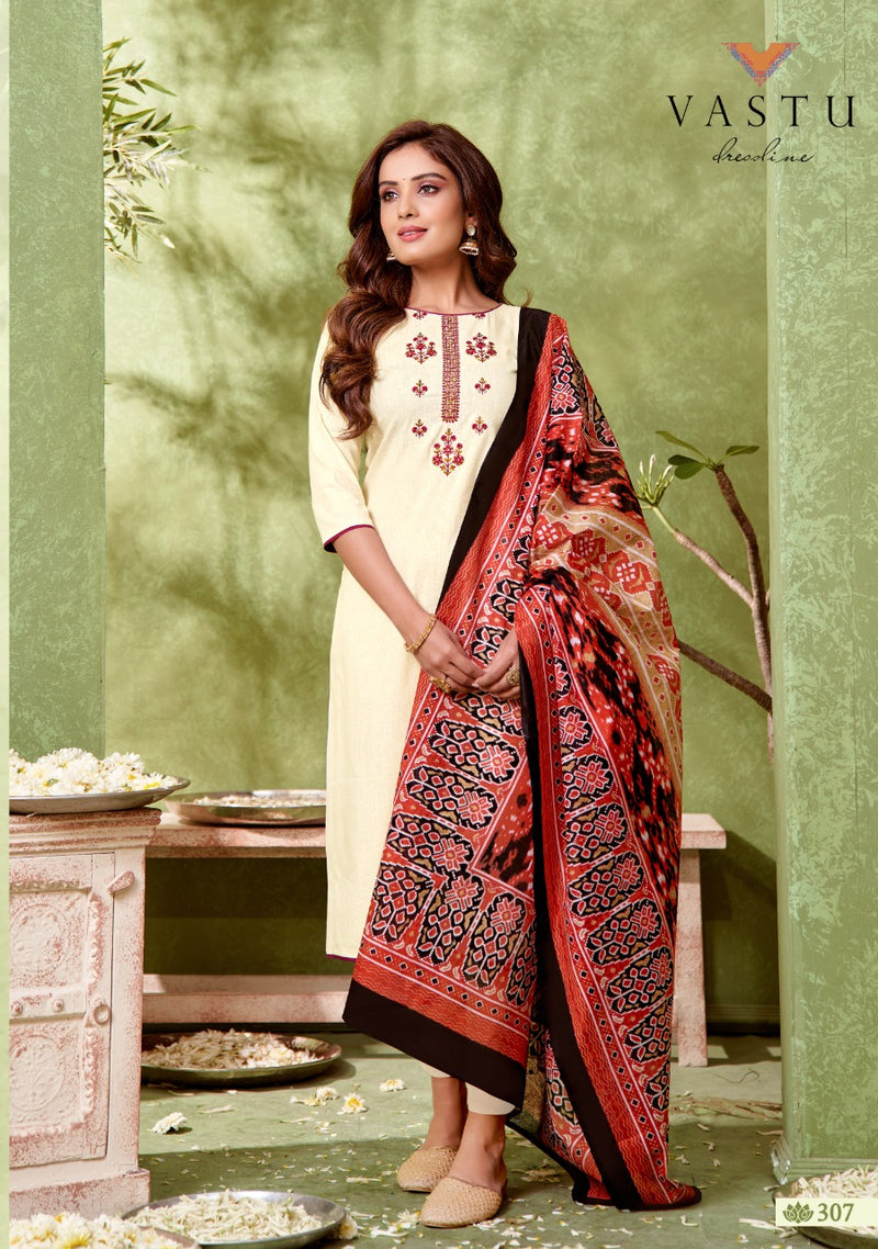 Vastu Tex Ikaat Patola Vol 3 Pure Lawn Cotton Printed Party Wear Salwar Suits