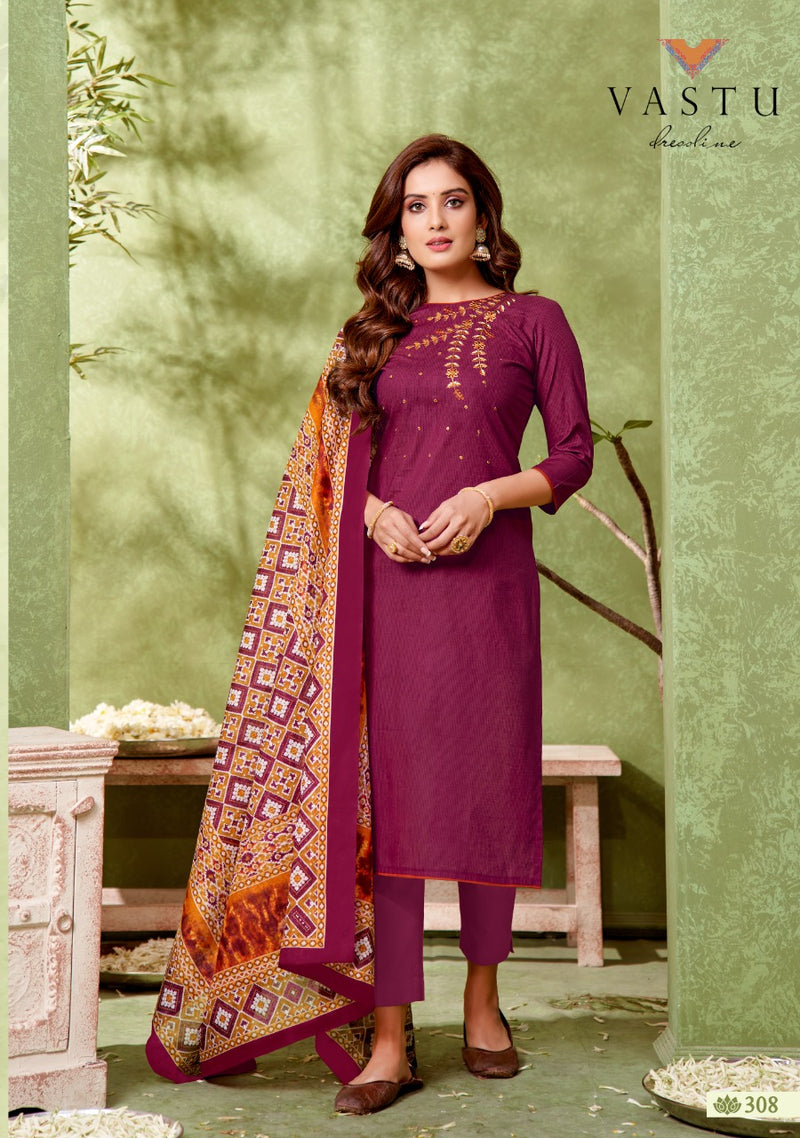 Vastu Tex Ikaat Patola Vol 3 Pure Lawn Cotton Printed Party Wear Salwar Suits