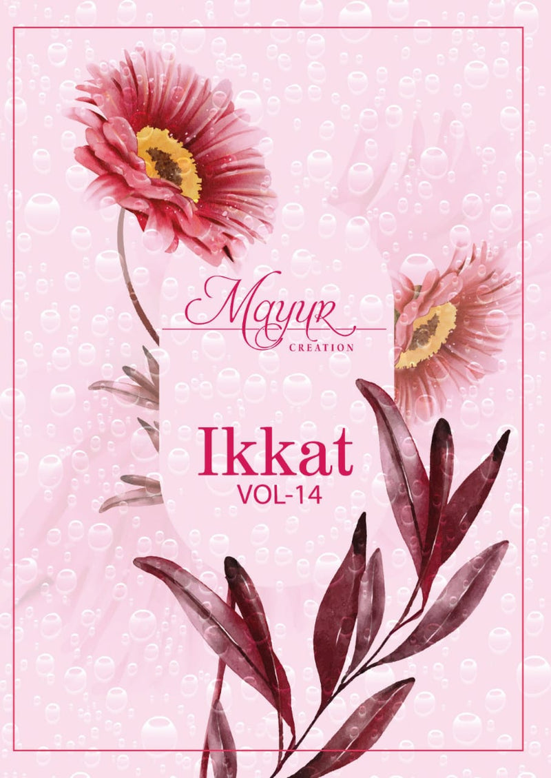 Mayur Creation Ikkat Vol 14 Cotton Printed Designer Salwar Kameez