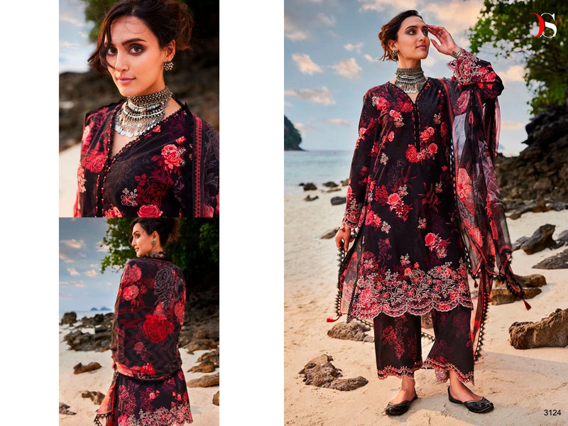 Deepsy Suits Image Chikankari Collection Vol 23 Cotton Print Boering Work Fancy Pakistani Salwar Suit