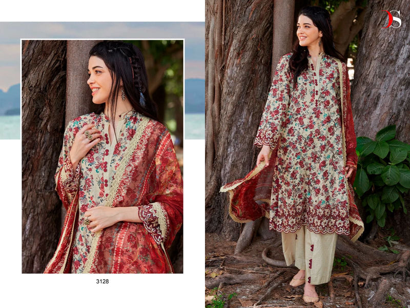 Deepsy Suits Image Chikankari Collection Vol 23 Cotton Print Boering Work Fancy Pakistani Salwar Suit