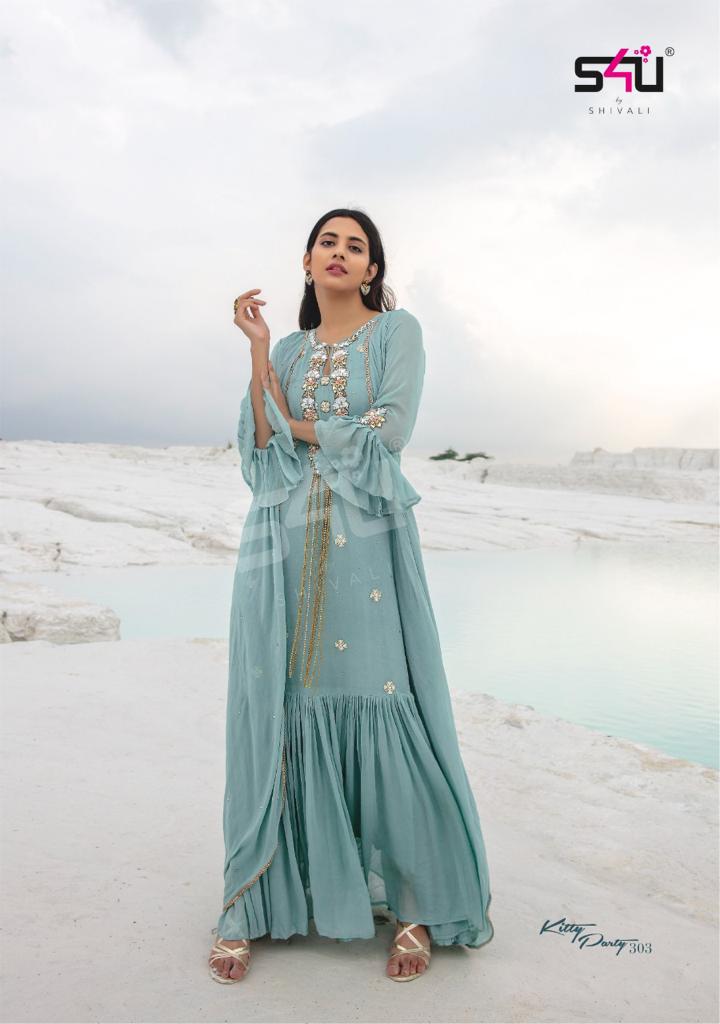 S4u Kitty Party Vol 3 Partywear Kurti Collection