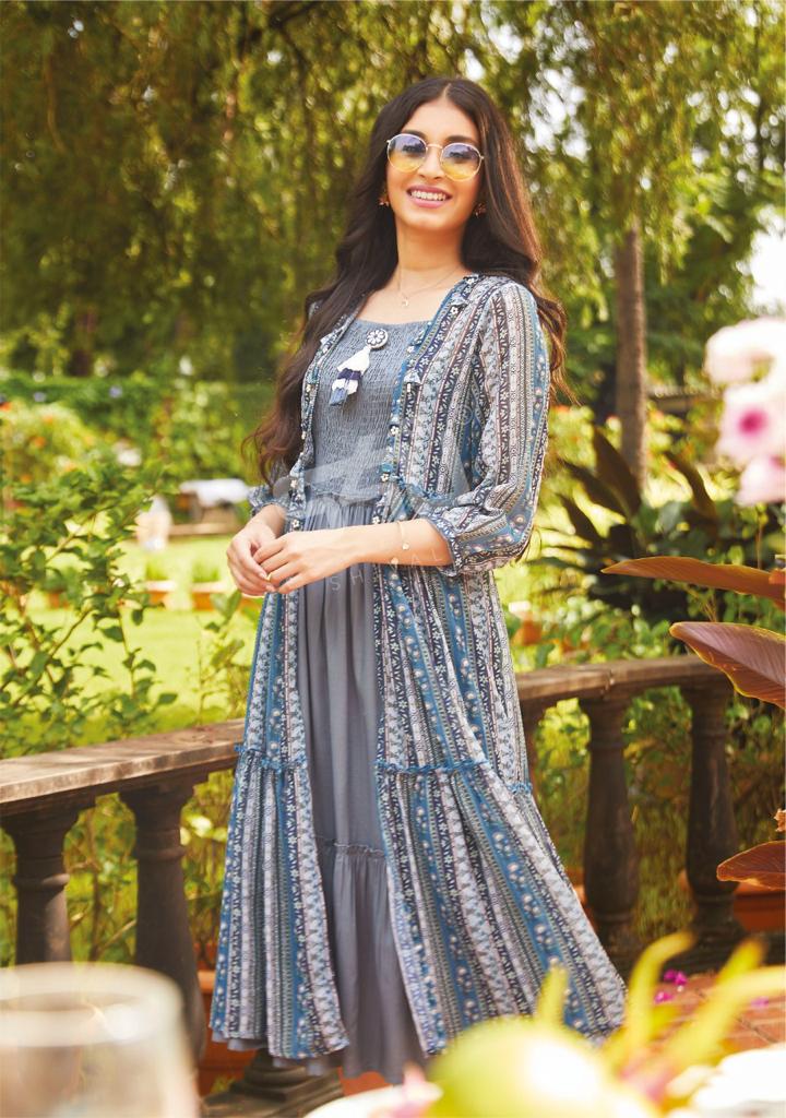 S4u Shivali Hello Jackets Vol 6 Stylish Partywear Kurti Collection