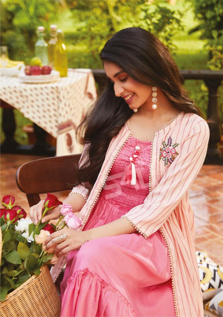 S4u Shivali Hello Jackets Vol 6 Stylish Partywear Kurti Collection