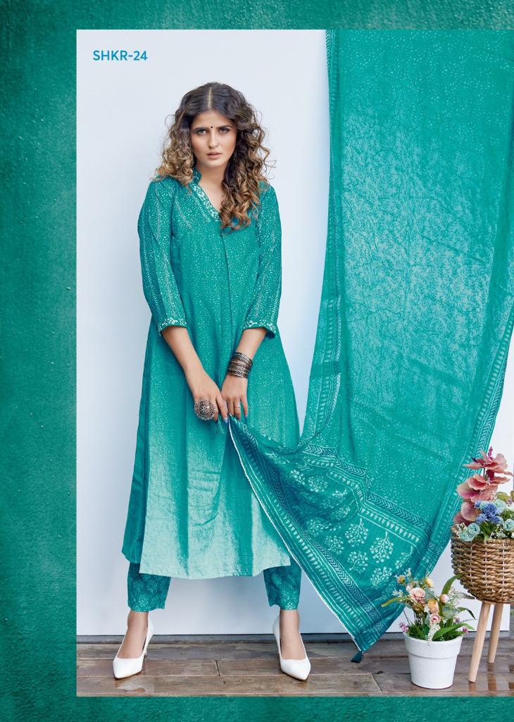 Shichi Presents Kora Collection Digital Kurti Printed Casual Wear
