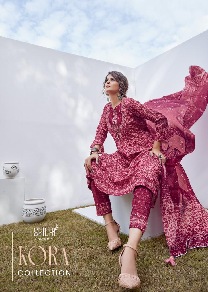 Shichi Presents Kora Collection Digital Kurti Printed Casual Wear