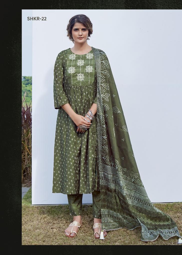 Shichi Presents Kora Collection Digital Kurti Printed Casual Wear