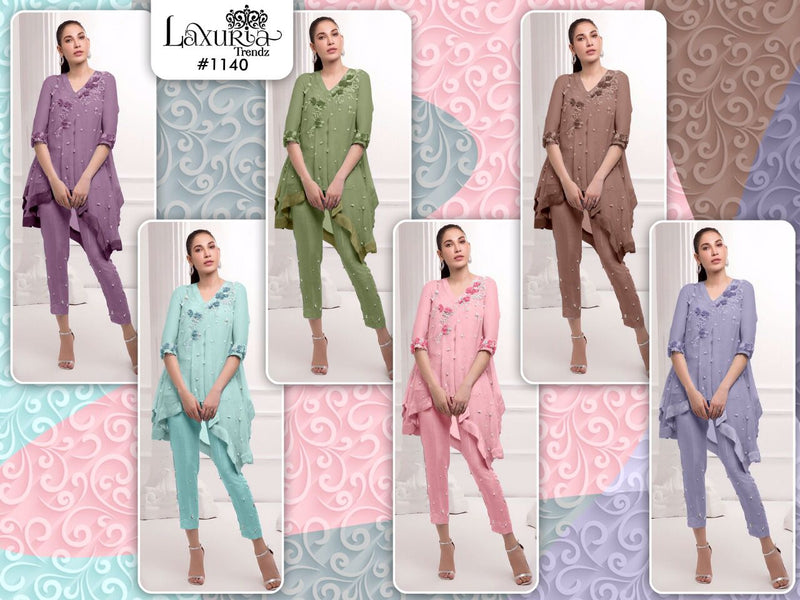 Luxuria Trendz Dno 1140 Fox Georgette Stylish Designer Wear Pret Kurti