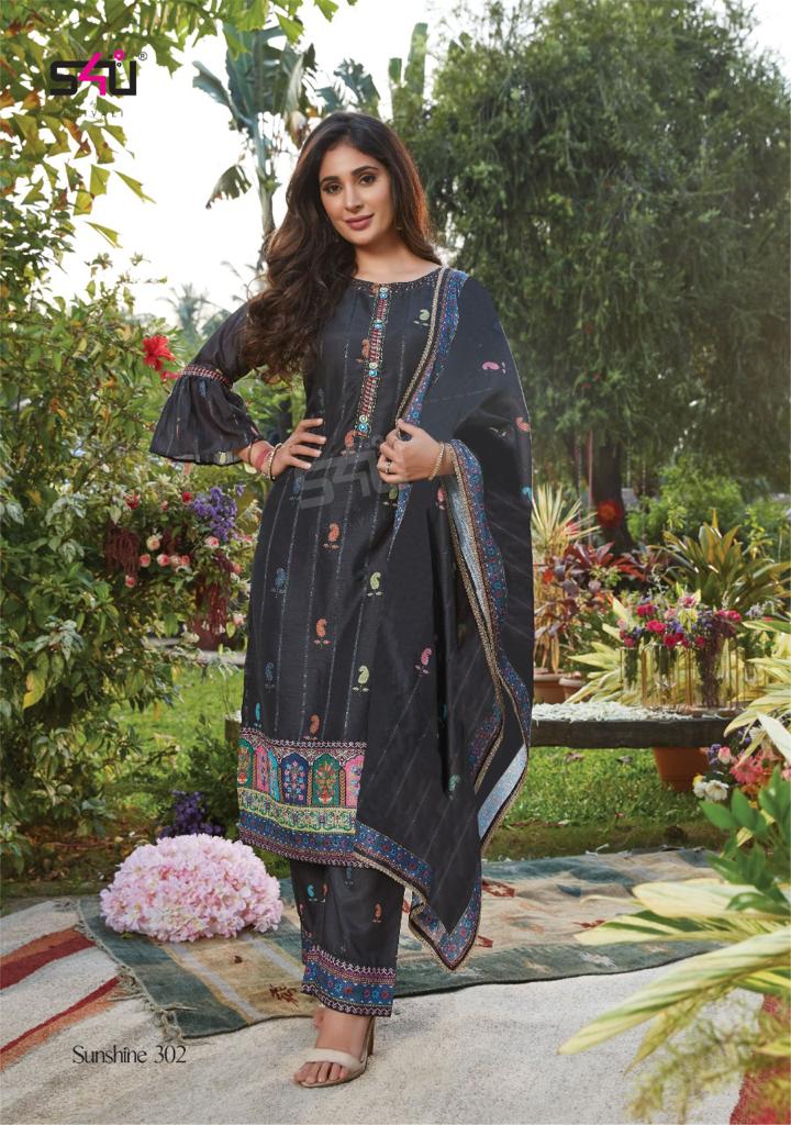 S4u Shivali Sunshine Vol 3 Muslin Digital Floral Print Kurti