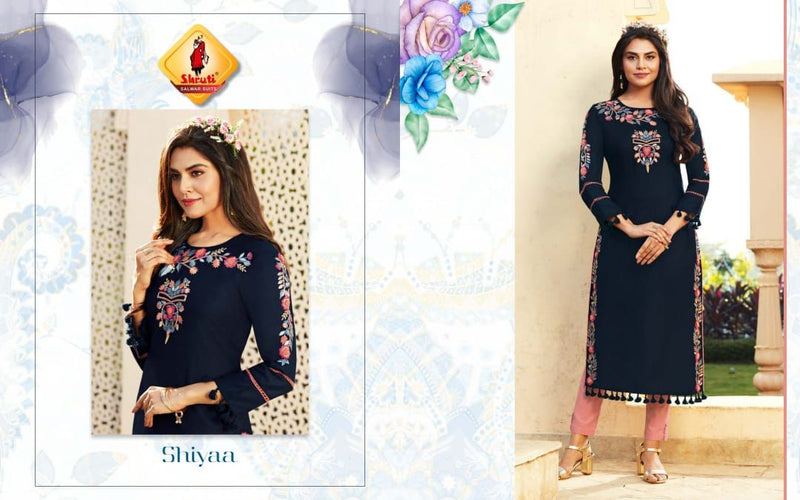 Kkashish Vol 24 Fancy Stylish Embroidery work Designer Wear Kurti