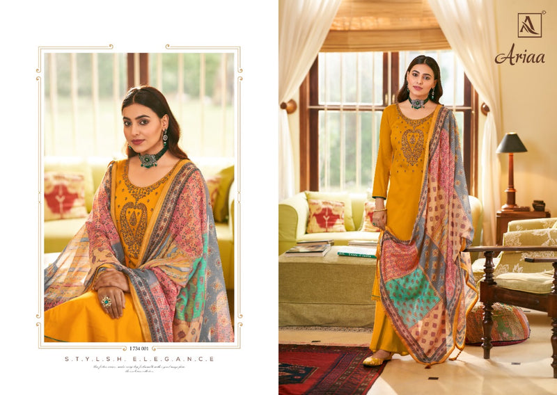 Alok Suit Ariaa Fancy Stylish Designer Wear Pakistani Style Salwar Suit