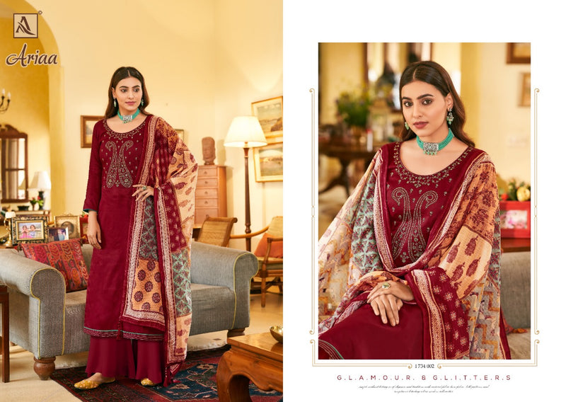 Alok Suit Ariaa Fancy Stylish Designer Wear Pakistani Style Salwar Suit