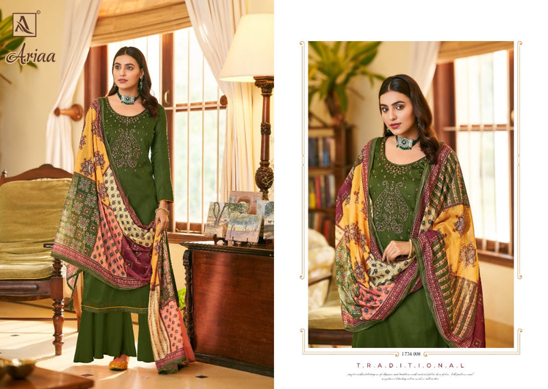 Alok Suit Ariaa Fancy Stylish Designer Wear Pakistani Style Salwar Suit