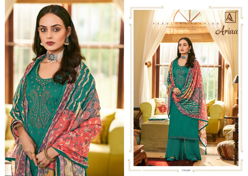 Alok Suit Ariaa Fancy Stylish Designer Wear Pakistani Style Salwar Suit
