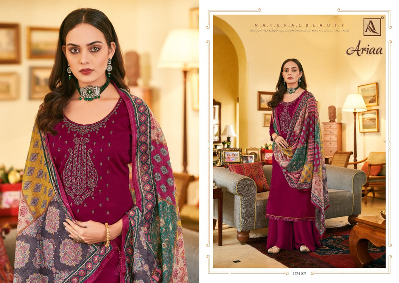 Alok Suit Ariaa Fancy Stylish Designer Wear Pakistani Style Salwar Suit