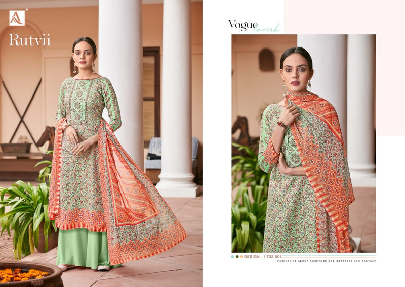Alok Suit Rutvii Fancy Stylish Printed Designer Wear Salwar Kameez