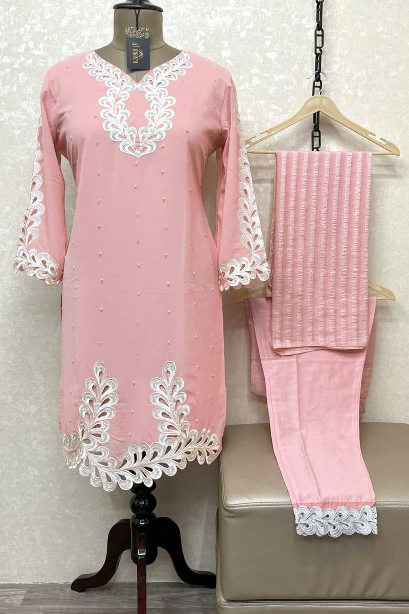 Al Meera Dno 1139 Georgette with Embroidery Stylish Designer Wear Salwar Suit